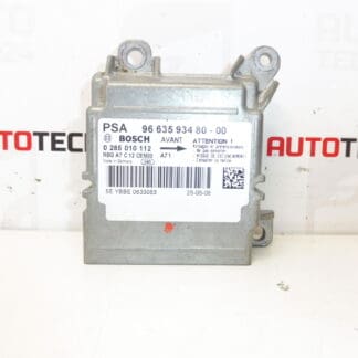 Bosch Peugeot 207 turvatyynyyksikkö 9663593480 0285010112 654664